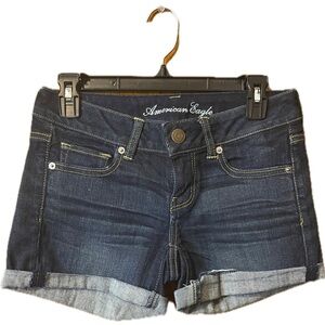NWOT American Eagle Outfitters Dark Blue Denim Shorts